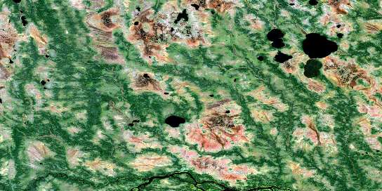 Air photo: Sebert Lake Satellite Image map 042M16 at 1:50,000 Scale