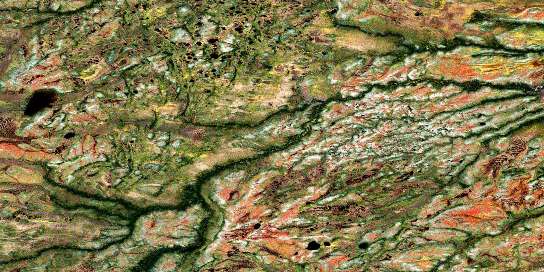 No Title Satellite Map 042N09 at 1:50,000 scale - National Topographic System of Canada (NTS) - Orthophoto