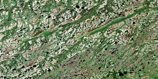 Salomaa Creek Satellite Map 042O08 at 1:50,000 scale - National Topographic System of Canada (NTS) - Orthophoto