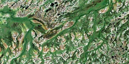 Air photo: Belec Lakes Satellite Image map 042O09 at 1:50,000 Scale