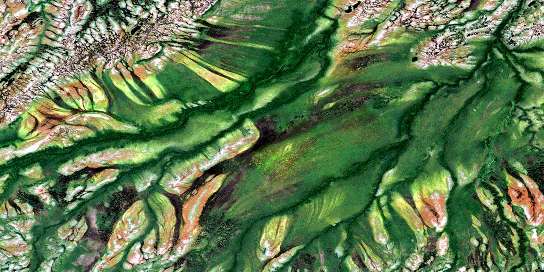 Air photo: Brovender River Satellite Image map 042O10 at 1:50,000 Scale