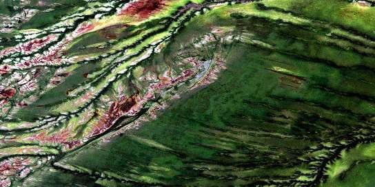 Air photo: Bedford Creek Satellite Image map 042P04 at 1:50,000 Scale