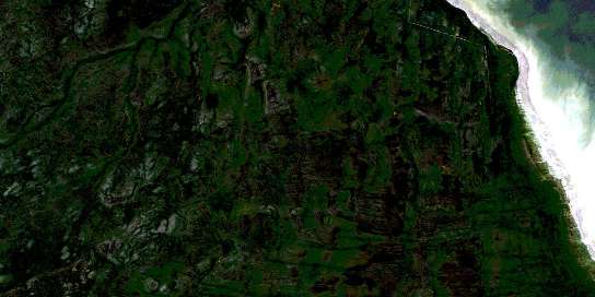 Big Piskwamish Point Satellite Map 042P10 at 1:50,000 scale - National Topographic System of Canada (NTS) - Orthophoto