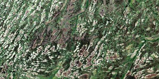Hean Creek Satellite Map 042P11 at 1:50,000 scale - National Topographic System of Canada (NTS) - Orthophoto