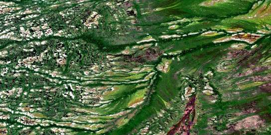 No Title Satellite Map 043B05 at 1:50,000 scale - National Topographic System of Canada (NTS) - Orthophoto