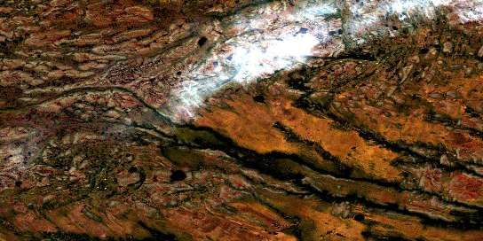 No Title Satellite Map 043C01 at 1:50,000 scale - National Topographic System of Canada (NTS) - Orthophoto