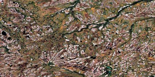 No Title Satellite Map 043C09 at 1:50,000 scale - National Topographic System of Canada (NTS) - Orthophoto