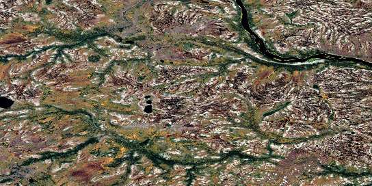 No Title Satellite Map 043C16 at 1:50,000 scale - National Topographic System of Canada (NTS) - Orthophoto