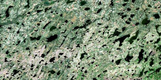 No Title Satellite Map 043E05 at 1:50,000 scale - National Topographic System of Canada (NTS) - Orthophoto