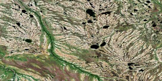 Air photo: Bend Rapids Satellite Image map 043E15 at 1:50,000 Scale