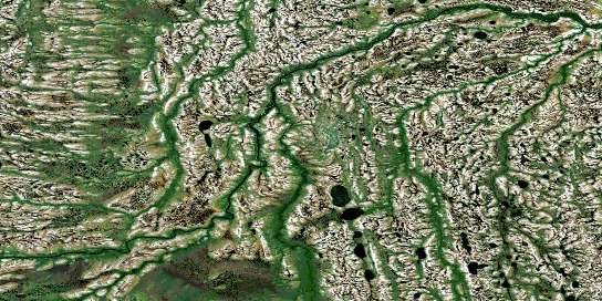 No Title Satellite Map 043F12 at 1:50,000 scale - National Topographic System of Canada (NTS) - Orthophoto