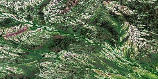No Title Satellite Map 043G03 at 1:50,000 scale - National Topographic System of Canada (NTS) - Orthophoto