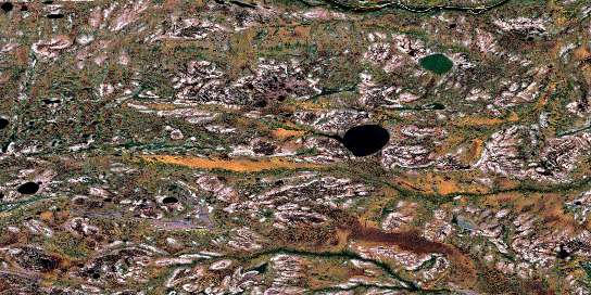 No Title Satellite Map 043G05 at 1:50,000 scale - National Topographic System of Canada (NTS) - Orthophoto