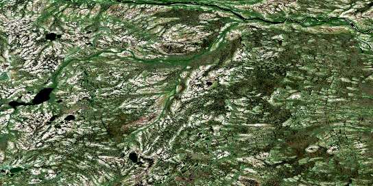No Title Satellite Map 043G06 at 1:50,000 scale - National Topographic System of Canada (NTS) - Orthophoto