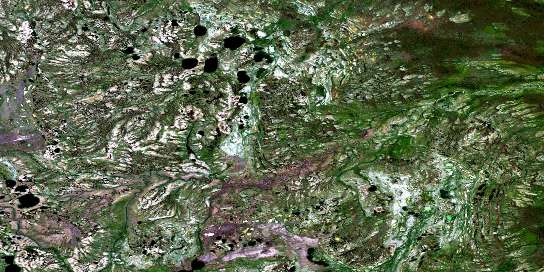 No Title Satellite Map 043J03 at 1:50,000 scale - National Topographic System of Canada (NTS) - Orthophoto