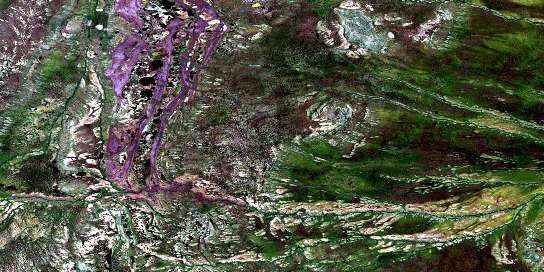 No Title Satellite Map 043J06 at 1:50,000 scale - National Topographic System of Canada (NTS) - Orthophoto