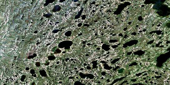 No Title Satellite Map 043K06 at 1:50,000 scale - National Topographic System of Canada (NTS) - Orthophoto