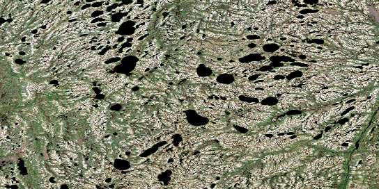 No Title Satellite Map 043L07 at 1:50,000 scale - National Topographic System of Canada (NTS) - Orthophoto