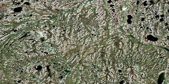 No Title Satellite Map 043L08 at 1:50,000 scale - National Topographic System of Canada (NTS) - Orthophoto