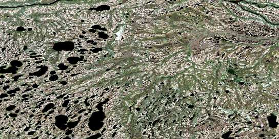 No Title Satellite Map 043L10 at 1:50,000 scale - National Topographic System of Canada (NTS) - Orthophoto
