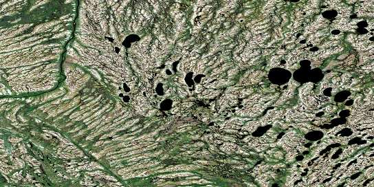 Stout Creek Satellite Map 043L12 at 1:50,000 scale - National Topographic System of Canada (NTS) - Orthophoto