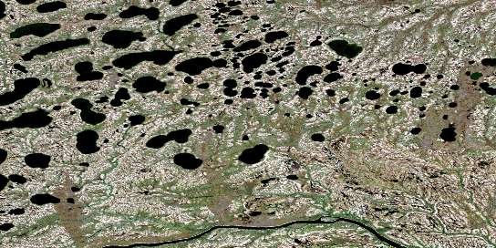 Winino Creek Satellite Map 043L15 at 1:50,000 scale - National Topographic System of Canada (NTS) - Orthophoto