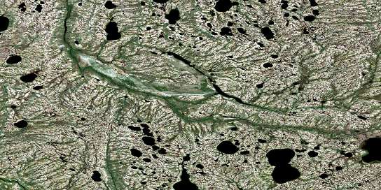 No Title Satellite Map 043M04 at 1:50,000 scale - National Topographic System of Canada (NTS) - Orthophoto