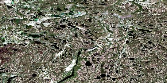 No Title Satellite Map 043M06 at 1:50,000 scale - National Topographic System of Canada (NTS) - Orthophoto