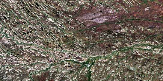 No Title Satellite Map 043N04 at 1:50,000 scale - National Topographic System of Canada (NTS) - Orthophoto