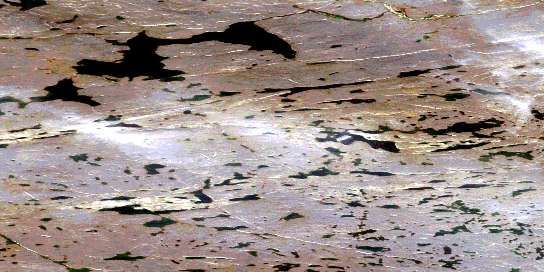 Air photo: Naguak Lake Satellite Image map 046O02 at 1:50,000 Scale