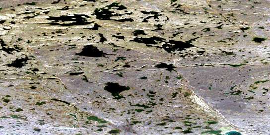 Air photo: Quartzite Lake Satellite Image map 046P04 at 1:50,000 Scale