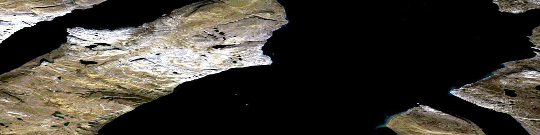 Air photo: Milne Inlet Satellite Image map 048A08 at 1:50,000 Scale