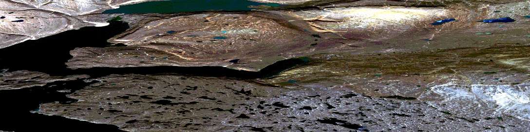 Air photo: Fabricius Fiord Satellite Image map 048B08 at 1:50,000 Scale