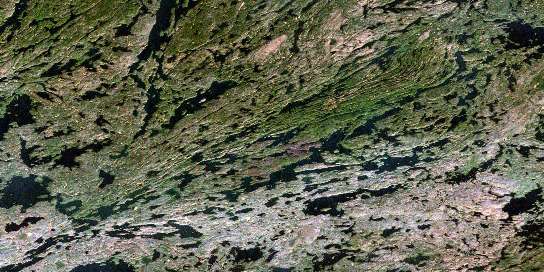 Air photo: Knife Lake Satellite Image map 052B03 at 1:50,000 Scale
