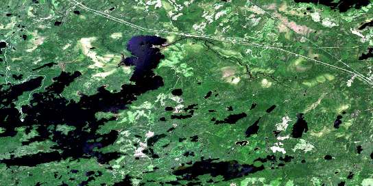 Air photo: Savanne Satellite Image map 052B16 at 1:50,000 Scale