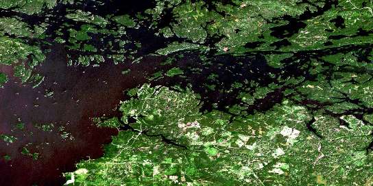 Air photo: Morson Satellite Image map 052E01 at 1:50,000 Scale