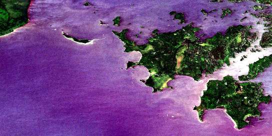 Air photo: Big Island Satellite Image map 052E02 at 1:50,000 Scale