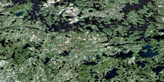 Lount Lake Satellite Map 052L01 at 1:50,000 scale - National Topographic System of Canada (NTS) - Orthophoto
