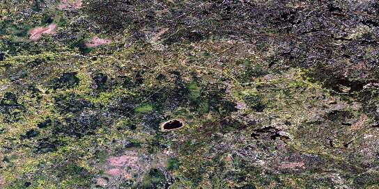 Air photo: Maskwa Lake Satellite Image map 052L12 at 1:50,000 Scale