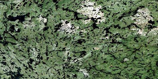 Air photo: Rostoul Lake Satellite Image map 052L15 at 1:50,000 Scale