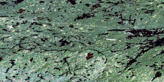 Wesleyan Lake Satellite Map 052O04 at 1:50,000 scale - National Topographic System of Canada (NTS) - Orthophoto