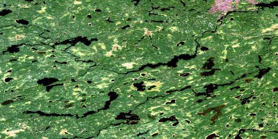 Air photo: Dobie River Satellite Image map 052O10 at 1:50,000 Scale