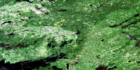 Air photo: North Spirit Lake Satellite Image map 053C10 at 1:50,000 Scale
