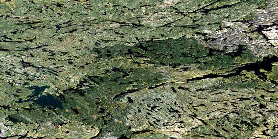 Air photo: Cherrington Lake Satellite Image map 053D10 at 1:50,000 Scale
