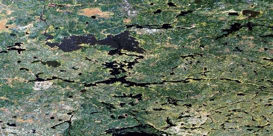 Air photo: Acheetamo Lake Satellite Image map 053D14 at 1:50,000 Scale