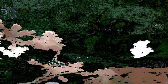 Air photo: Kakapitam Lake Satellite Image map 053F03 at 1:50,000 Scale