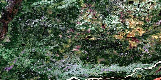 Air photo: Osaokass Lake Satellite Image map 053F08 at 1:50,000 Scale