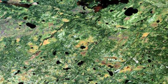 No Title Satellite Map 053G12 at 1:50,000 scale - National Topographic System of Canada (NTS) - Orthophoto