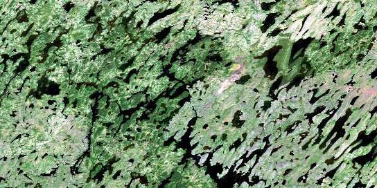 Air photo: Wapikopa River Satellite Image map 053H01 at 1:50,000 Scale