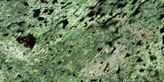 Air photo: Long Dog Lake Satellite Image map 053H06 at 1:50,000 Scale